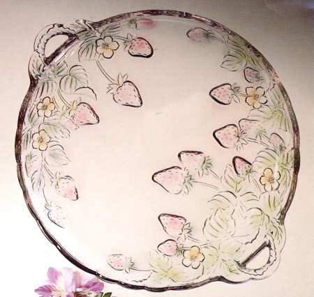 Arielle Handpainted 14" Round Platter