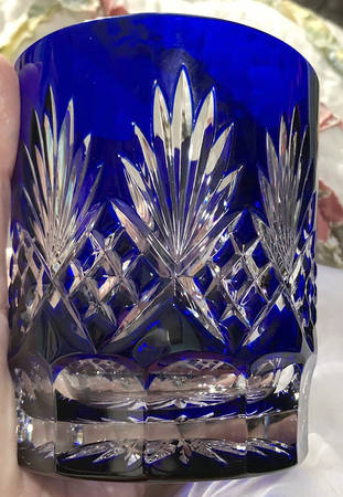Essex Cobalt Blue Double Old Fashioned