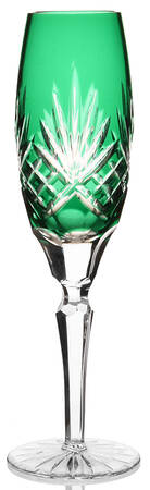 Essex Emerald Green Fluted Champagne