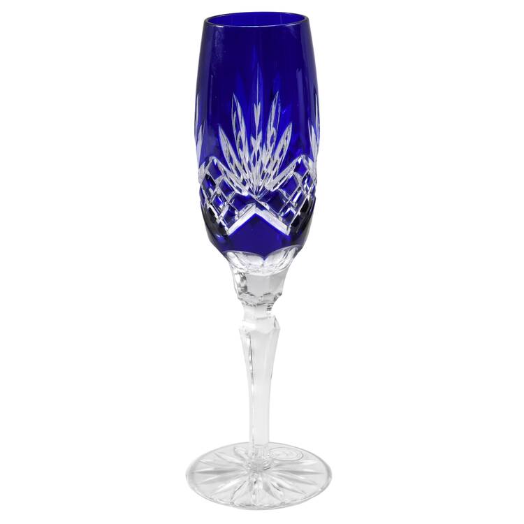 Essex Cobalt Blue Fluted Champagne
