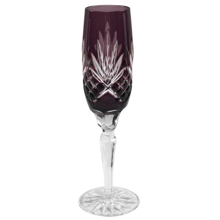 Essex Amethyst Fluted Champagne