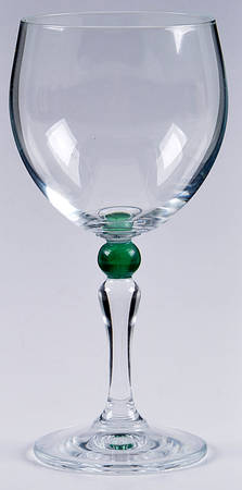Mirage Green Wine Glass