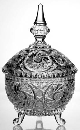 Monica Pinwheel Candy Jar & Lid