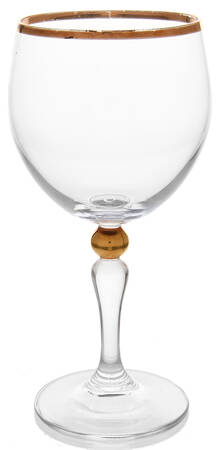 Sara Gold Wine Glass