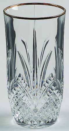 Salzburg Gold Highball Glass by Cristal de Flandre