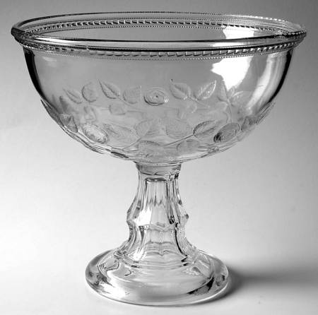 Cabbage Rose (Pattern) 9" Compote No Lid