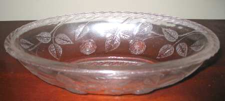 Cabbage Rose (Pattern) 7" Oval Relish