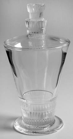 Bourgueil Decanter & Stopper by Lalique