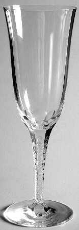 Treves Clear Fluted Champagne