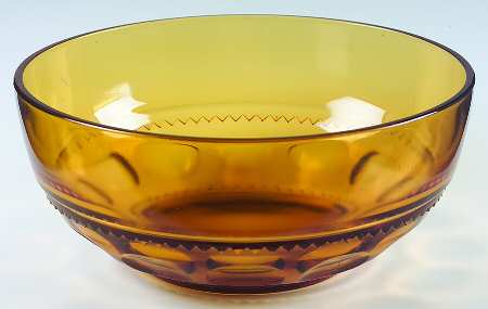 Color Crown Amber (Dark) Salad Bowl by Colony