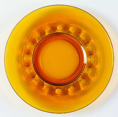 Color Crown Amber (Dark) Luncheon Plate by Colony