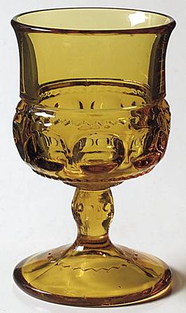 Color Crown Amber (Dark) Wine Glass by Colony