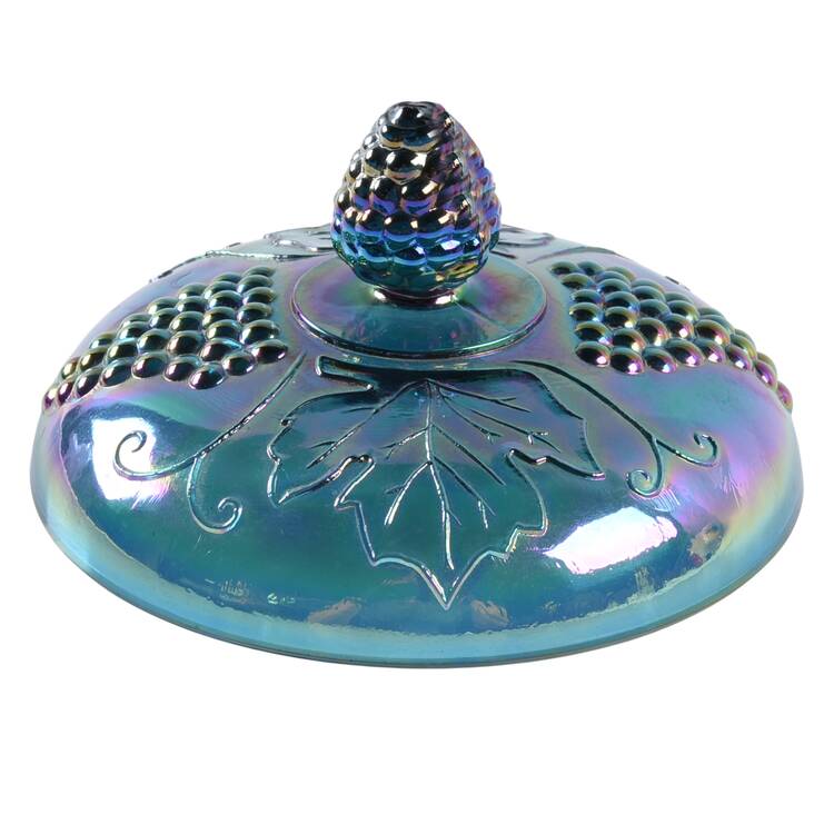 Harvest Carnival (Blue) Lid for Large Canister