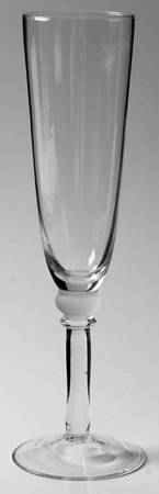 Kristina (Frosted Ball Stem) Fluted Champagne