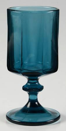 Nouveau Riviera Blue Wine Glass