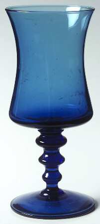 Richmond Blue Wine Glass