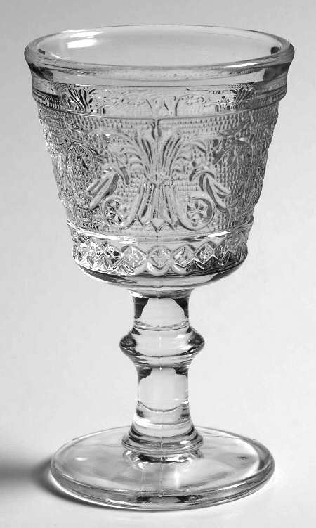 Sandwich Clear Wine Glass