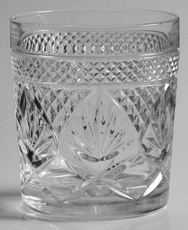 Antique Clear (No Knob, 6 Sided Stem) Old Fashioned