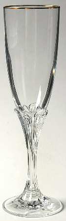 Ashville Gold Fluted Champagne