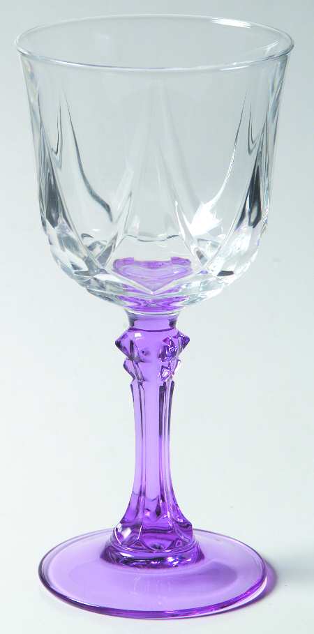 Auteuil Lilas Wine Glass by Cristal D'Arques - Durand