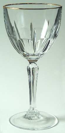 Bergerac (Gold Trim) Wine Glass