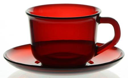 Cavalier Ruby Cup & Saucer Set