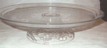 Dahlia Footed Cake Plate