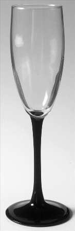 Domino Signature Black Fluted Champagne