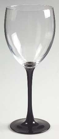 Domino Signature Black Tall Water Goblet