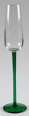 Emerald Fluted Champagne