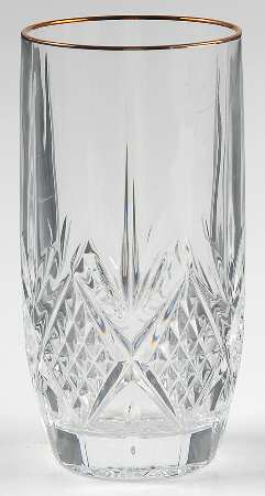 Fontenay (Gold Trim) Highball Glass