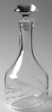 Junon Clear Decanter & Stopper by Cristal D'Arques - Durand