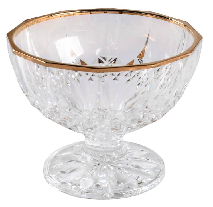 Longchamp Gold Small Candy Jar No Lid