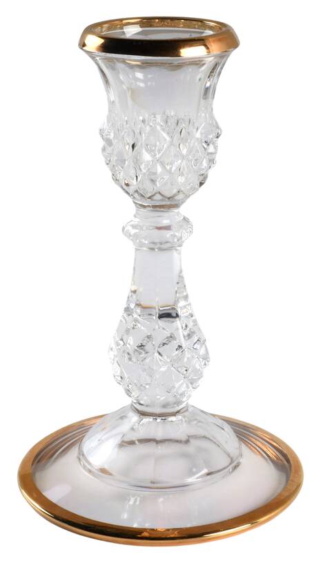 Longchamp Gold Single Light Candlestick