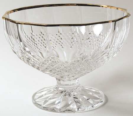 Longchamp Gold 8" Footed Bowl