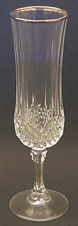 Longchamp Gold Fluted Champagne