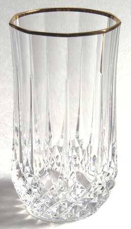 Longchamp Gold 12 Oz Flat Tumbler