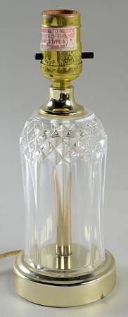Longchamp (Clear) 9" Electric Lamp Base
