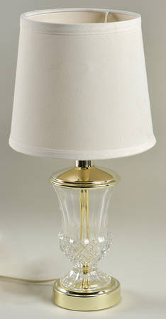 Longchamp (Clear) 13" Electric Lamp & Shade