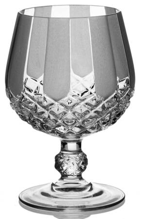 Longchamp (Clear) Frosted Stem Brandy Glass