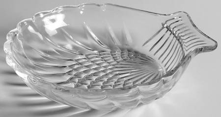 Longchamp (Clear) 6" Shell Shape Bowl
