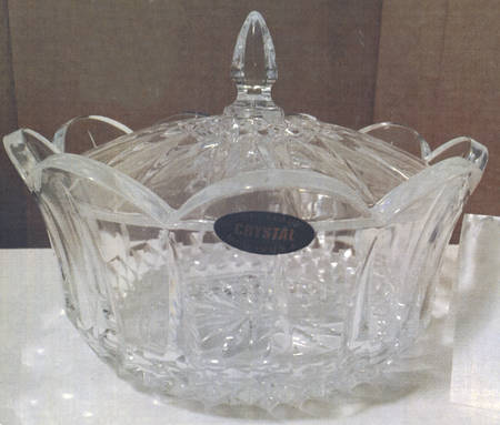 Longchamp (Clear) Candy Dish & Lid