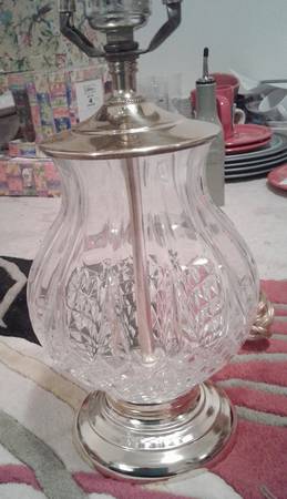 Longchamp (Clear) 12" Electric Lamp Base