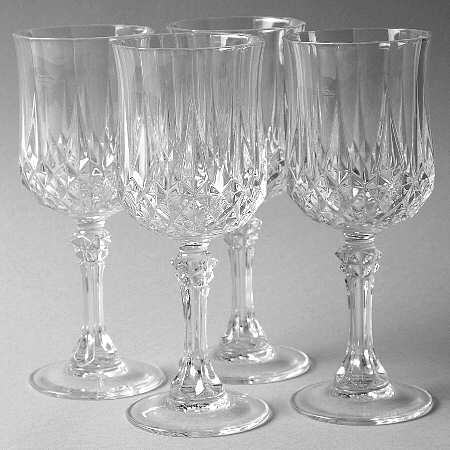 Longchamp (Clear) Wine - Set of 4