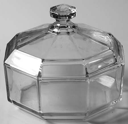 Octime Clear Sugar Bowl & Lid