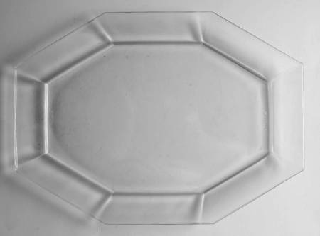 Octime Clear 13" Oval Platter