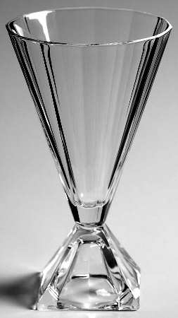 Pyramid Water Goblet