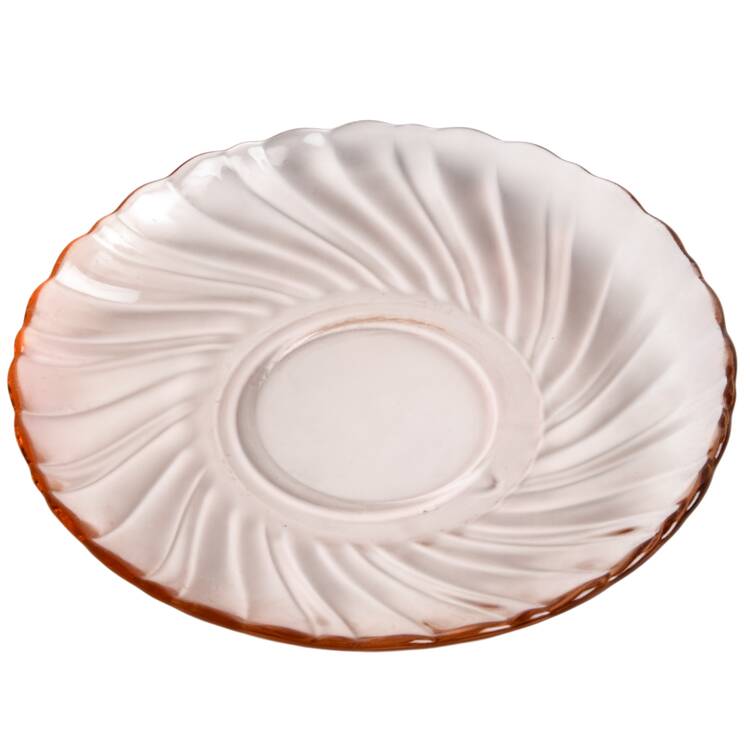 Rosaline Pink (Swirl Optic) Saucer only