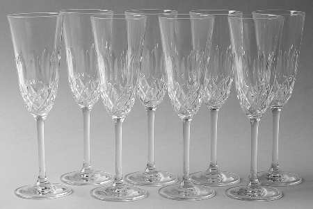 Cameo  Fluted Champagne - Set of 8