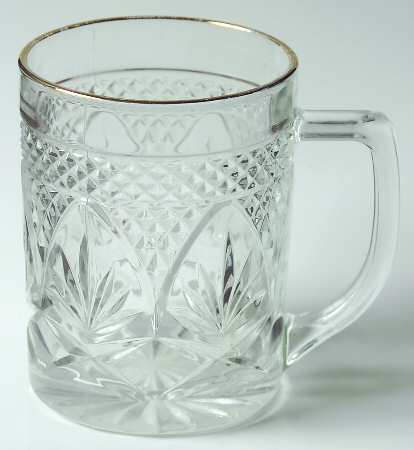 Antique Gold (No Knob, 6 Sided Stem) Mug